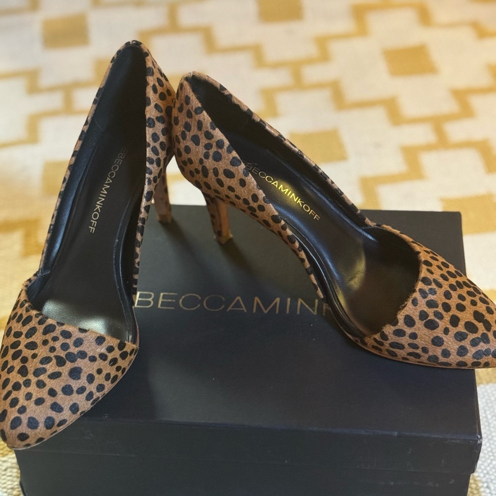 Rebecca Minkoff Leopard Print Women's Heels